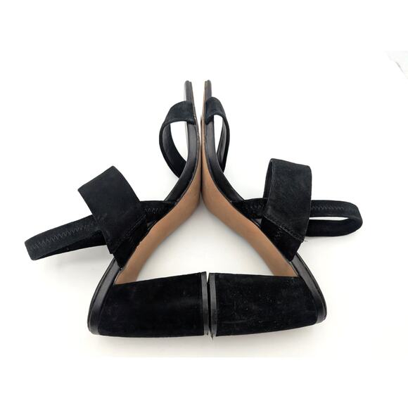 Steve Madden Marbell Slingback Block Heel Sandal Women's Black Size US10M EU40.5 - Picture 10 of 13